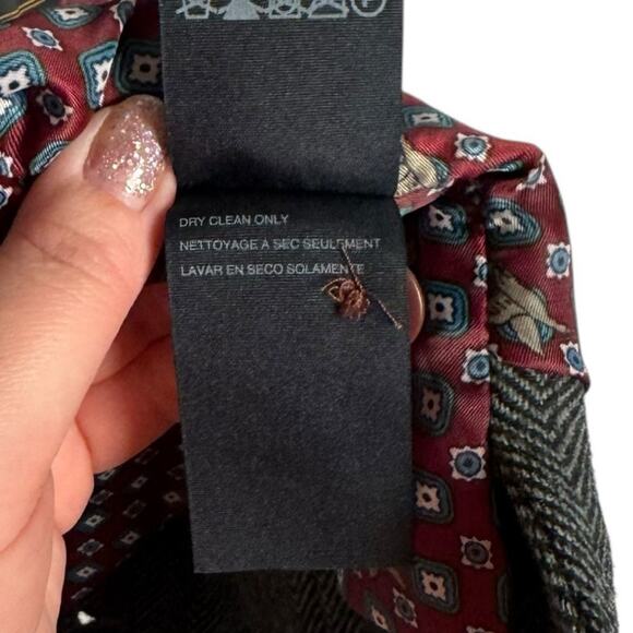 Tommy Hilfiger Business Wool Blend Button Up Tailored Suit Formal Vest Sz Large - Picture 5 of 10